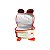 Lancheira Infantil Creche Escolar Clio Pets Urso Panda - Imagem 4