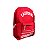 Mochila Costas Escolar Jovem Califórnia clio Style Vermelho - Imagem 2
