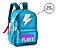 Mochila Escolar Girl Power Azul Paete Notebook - Imagem 2