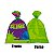 Kit Infantil Decoração de Festa Aniversário Slime - Imagem 2