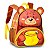 Mochila Escolar Infantil Personalizada Ursinho Com Orelhas - Imagem 1