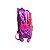 Mochila Escolar Feminina C/ Rodinhas Sereia Paetê Clio Roxo - Imagem 2