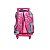 Mochila Infantil Escolar Menina Paetê Carrinho Rosa Clio - Imagem 2