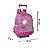 Mochila Infantil Escolar Menina Paetê Carrinho Rosa Clio - Imagem 3