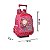 Mochila Infantil Escolar Menina Paetê Carrinho Vermelho Clio - Imagem 3