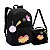 Kit Mochila Costas e Lancheira Preta ColorUp - Seanite - Imagem 1