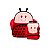 Kit Mochila + Lancheira creche Infantil Joaninha Clio pets - Imagem 1