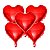 Cortina Metalizada + Balões Love Vermelho Decorativos Festas - Imagem 4