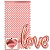 Kit Love Balao Metalizado + Cortina Rose Decorativas - Imagem 1