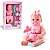 Boneca New Born Unicórnio Fofinho c/ Acessórios - Divertoys - Imagem 1