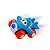 Brinquedo Azul para banho e mordedor p bebê - Divertoys - Imagem 2