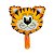 Balão Animal Metalizado Tema Tigre 16'' Polegadas - Imagem 1