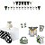 Kit Festa Aniversário Personalizado Panda 85 Peças Decoração - Imagem 1