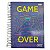 Caderno Game Over Azul 20 Matérias 320 Folhas - Foroni - Imagem 1