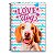Caderno Love Dog Rosa 10 Matérias 140 Folhas - Imagem 1