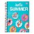 Caderno Hello Summer Verde 15 Matérias 240 Folhas - Imagem 1
