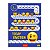 Caderno Today Emotion Emoji 96 Folhas Brochura - Foroni - Imagem 1