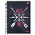 Caderno Wild Free Preto 20 Matérias 320 Folhas - Foroni - Imagem 1