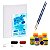 Kit Pintura Tela, Pincéis e Tintas Guaches Cores 4 - Imagem 1