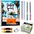 Kit Escolar 5 C/ Caderno e bloco 9 peças - Imagem 1