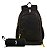 Kit Mochila E Estojo Expansível Juventus Futebol 11664 Preta - Imagem 1