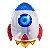 Balão Metalizado 17'' Foguete - Imagem 1