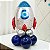 Balão Metalizado 17'' Astronauta e Foguete - Imagem 3