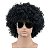 Peruca p/ Festa Nega Maluca Black Power Preta Party Wigs - Imagem 1
