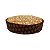 Forma Bolo Redondo 500g Marrom Decorada Forneável 5Un - Imagem 1