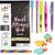 Kit Lettering Black Marcadores Lápis Caneta - Imagem 1