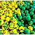 5 Bola do Kiko 40cm Vinil Mesclada Amarelo e Verde Brasil - Imagem 1