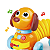 Brinquedo Cachorro Sanfona Infantil Sons e Música - ZoopToys - Imagem 3