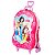 Kit Mochila 3D de Rodinhas + Lancheira Princesas Rosa Disney - Imagem 3