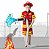 Fantasia Infantil Bombeiro GG - Super Fantasias - Imagem 1