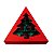 Caixa Arvore Natal - Chocolate Bombom - Liso Vermelho 1Un - Imagem 1