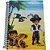Caderno 96 Folhas Aramado Pirata - Imagem 1