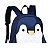 Mochila Creche Mini Pinguim Infantil Clio Bebe Animal Cp2173 - Imagem 2