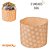 Forma de panetone 500g 12 und Kraft Decorado - Ecopack - Imagem 1