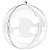 Bola Acrílica decorativa 5cm - 9und Transparente - Imagem 1