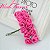 Mini Flor Eva Pink Decoração e Festa 2cm c/ 144un - Imagem 3