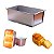 Kit 3 Formas Assadeiras Pão Caseiro Bolo Ingles 32,5x10x9cm - Imagem 2