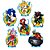 Kit Enfeites de Mesa Sonic - Piffer - Imagem 1