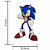 Mini personagem Sonic - Piffer - Imagem 3