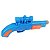 Brinquedo Lançador Pistola de Dardos Azul - Imagem 3