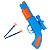 Brinquedo Lançador Pistola de Dardos Azul - Imagem 1