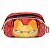 Estojo Duplo Escolar Iron Man Vermelho Mascara - Luxcel - Imagem 1