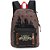 Mochila Escolar Harry Potter Hogwarts Marrom - Luxcel - Imagem 1