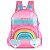 Kit Mochila Costa, Lancheira e Estojo Arco-íris Up4You Rosa - Imagem 2