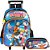 Kit Mochila de Rodinhas e Estojo Boruto Azul - Luxcel - Imagem 1