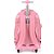 Kit Mochila de Carrinho e Estojo Crinkle Rosa UP4YOU - Imagem 2